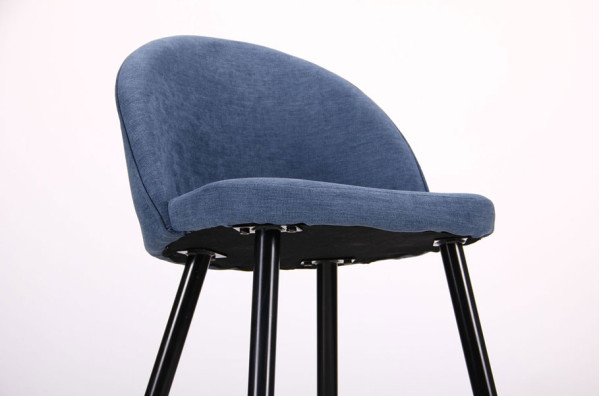 Стул барный AMF Fiero Черный океан-6