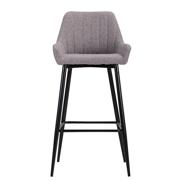 Стул барный AMF Rogers Черный-меланж серый-3