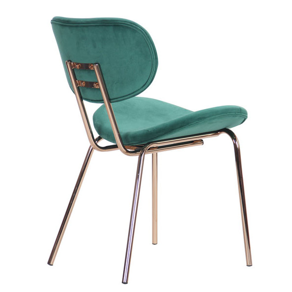 Стул AMF Alphabet D gold-dark green-3