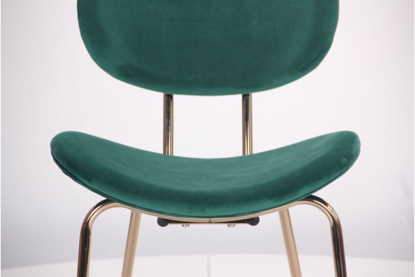 Стул AMF Alphabet D gold-dark green-9