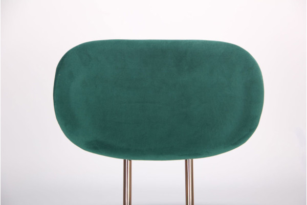 Стул AMF Alphabet D gold-dark green-10