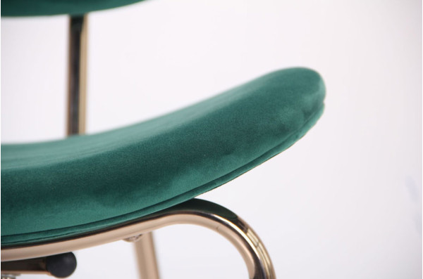 Стул AMF Alphabet D gold-dark green-11