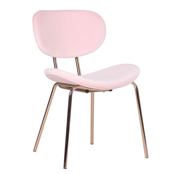 Стул AMF Alphabet D gold-pink-10