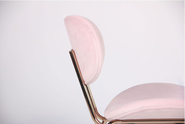 Стул AMF Alphabet D gold-pink-6