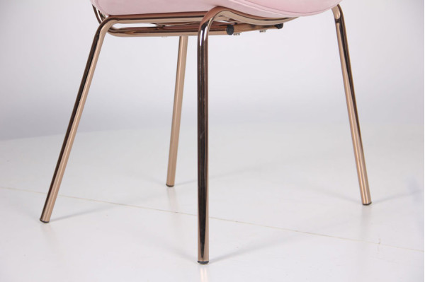 Стул AMF Alphabet D gold-pink-11