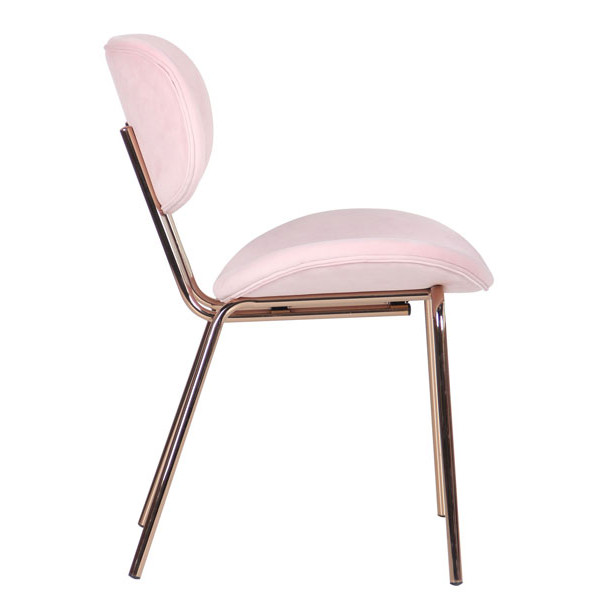 Стул AMF Alphabet D gold-pink-8