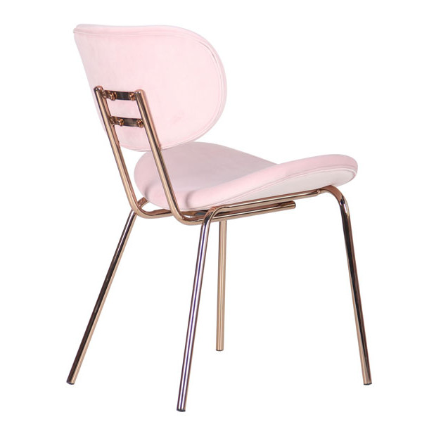 Стул AMF Alphabet D gold-pink-7