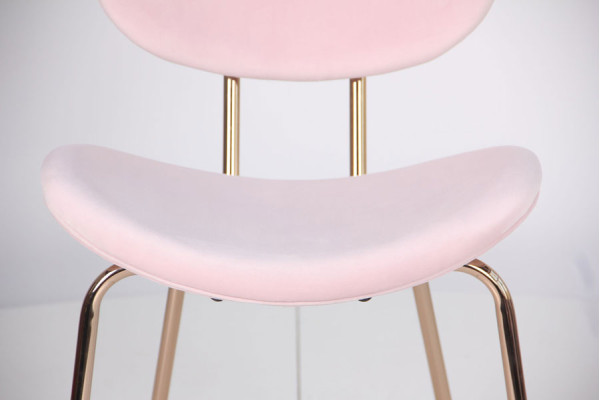Стул AMF Alphabet D gold-pink-2