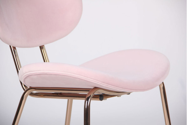 Стул AMF Alphabet D gold-pink-13