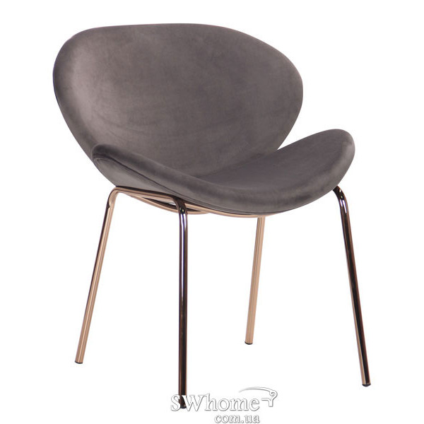 Стул AMF Alphabet E gold-graphite-0