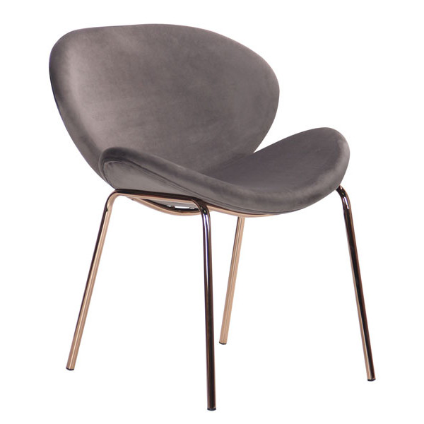 Стул AMF Alphabet E gold-graphite-9