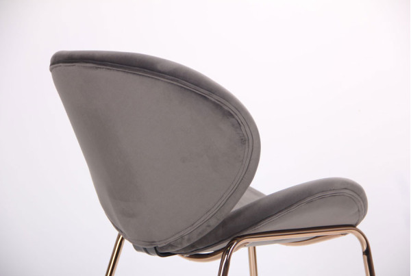 Стул AMF Alphabet E gold-graphite-4