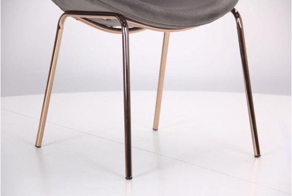 Стул AMF Alphabet E gold-graphite-10