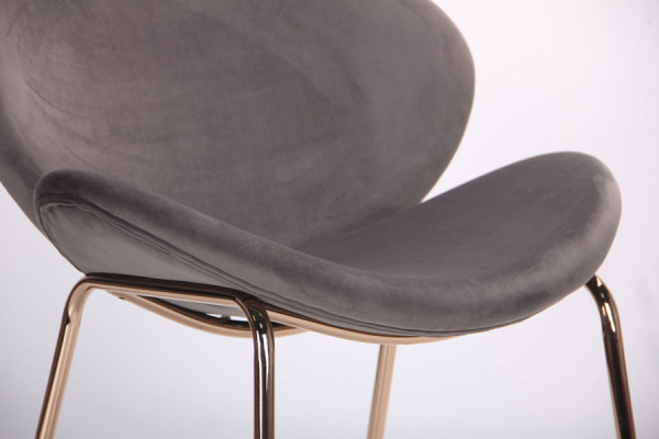 Стул AMF Alphabet E gold-graphite-2