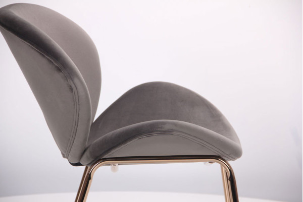 Стул AMF Alphabet E gold-graphite-12