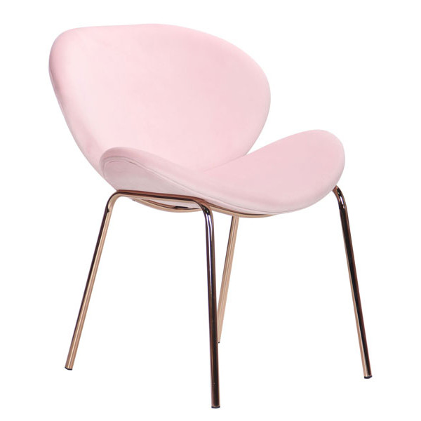 Стул AMF Alphabet E gold-pink-1