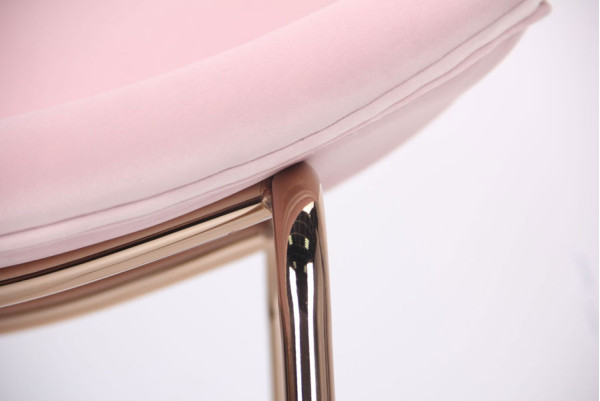 Стул AMF Alphabet E gold-pink-5