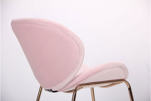 Стул AMF Alphabet E gold-pink-7