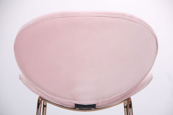 Стул AMF Alphabet E gold-pink-8