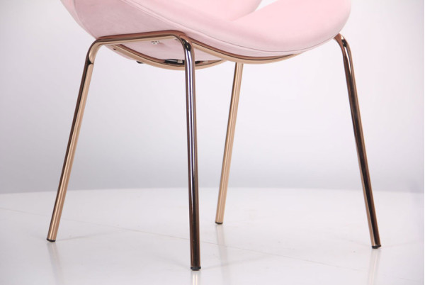 Стул AMF Alphabet E gold-pink-14