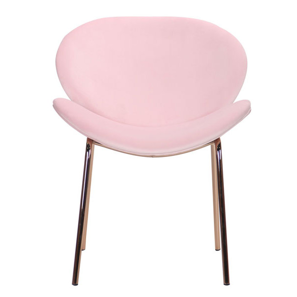 Стул AMF Alphabet E gold-pink-2