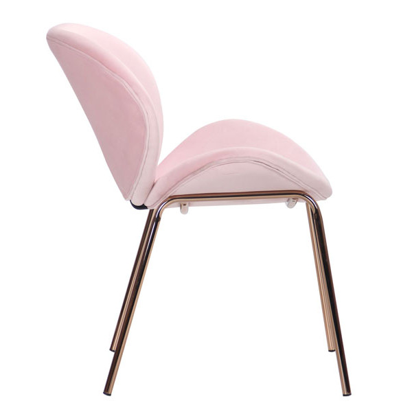 Стул AMF Alphabet E gold-pink-3