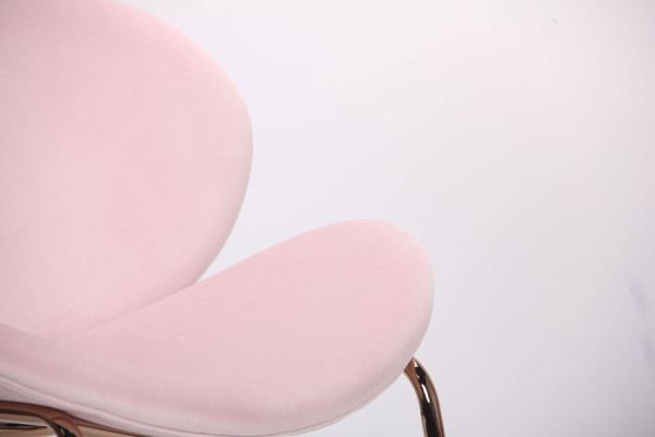 Стул AMF Alphabet E gold-pink-11