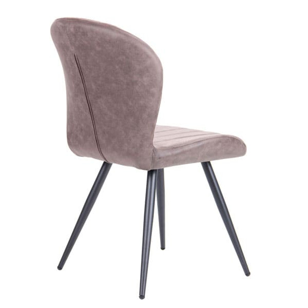 Стілець AMF Френк чорний-cowboy какао-7