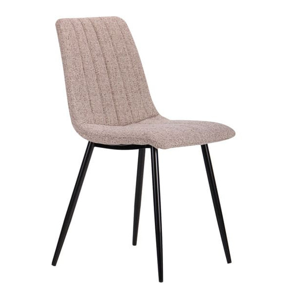 Стул AMF Indiana черный-меланж латте-1