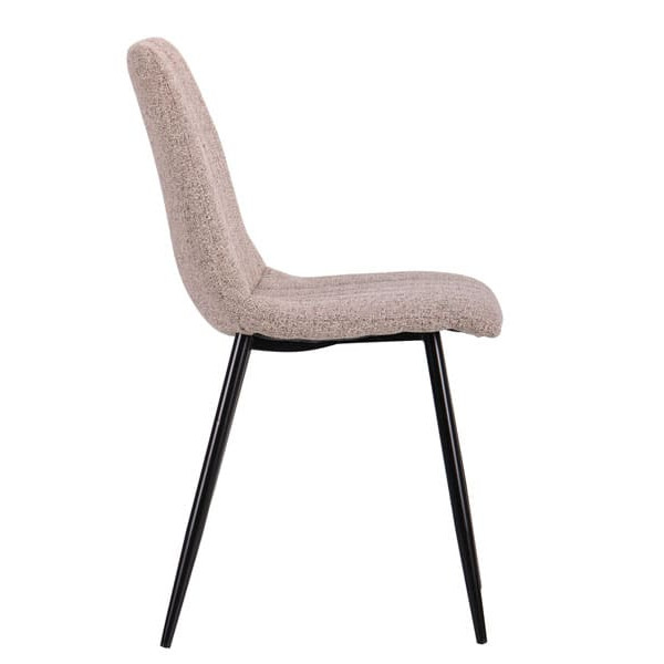 Стул AMF Indiana черный-меланж латте-3