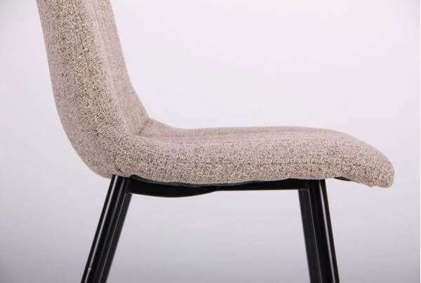 Стул AMF Indiana черный-меланж латте-9