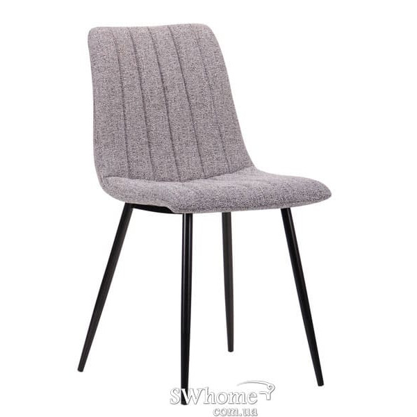 Стул AMF Indiana черный-меланж серый-0