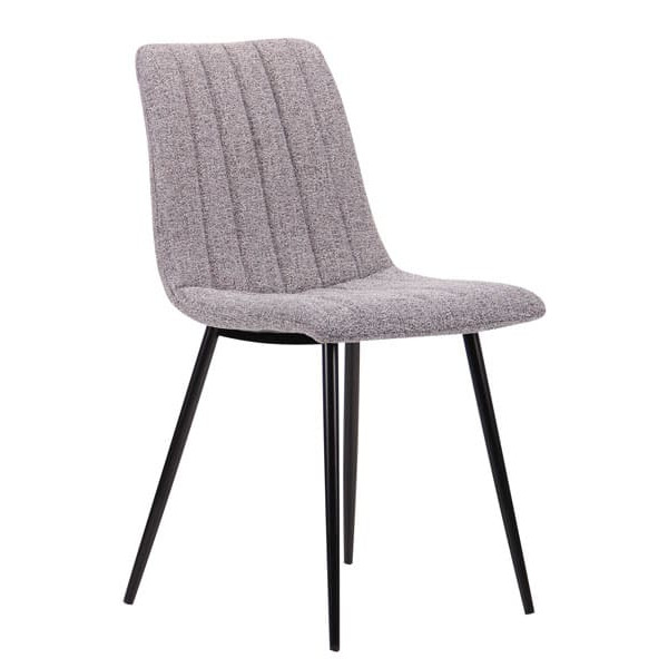 Стул AMF Indiana черный-меланж серый-7