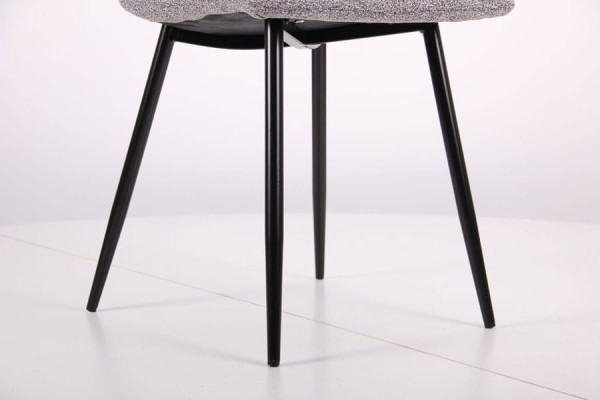 Стул AMF Indiana черный-меланж серый-9