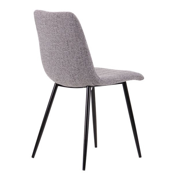 Стул AMF Indiana черный-меланж серый-3