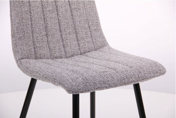 Стул AMF Indiana черный-меланж серый-1