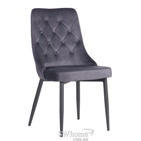 Стілець AMF Susan black-monsoon gray-0