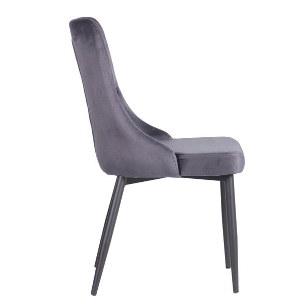 Стілець AMF Susan black-monsoon gray-3