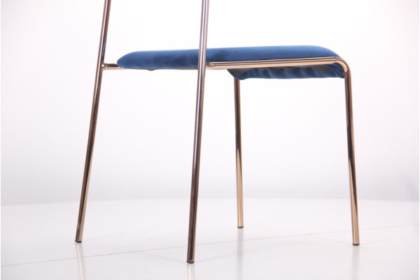 Стул AMF Alphabet A gold-royal blue-9