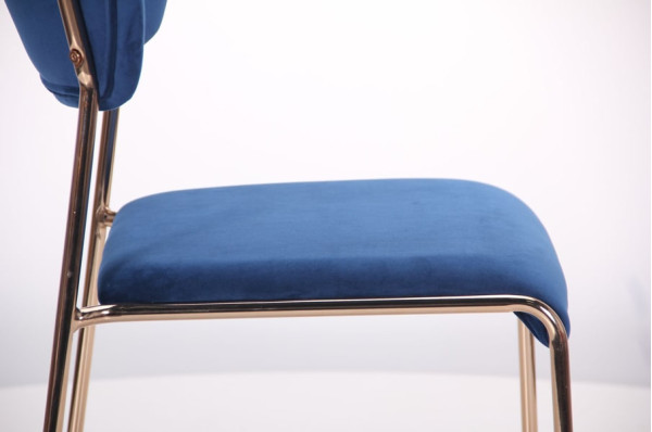 Стул AMF Alphabet A gold-royal blue-4