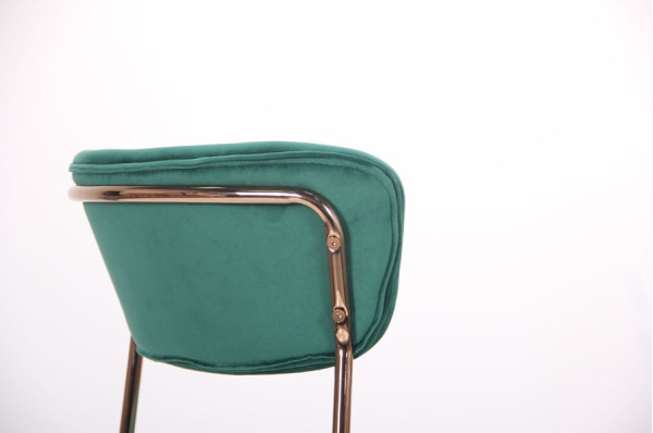 Стул AMF Alphabet A gold-dark green-10