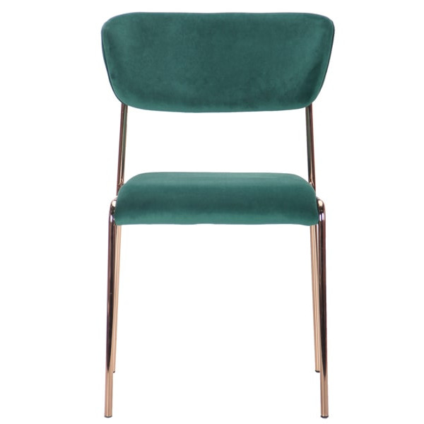 Стул AMF Alphabet A gold-dark green-1