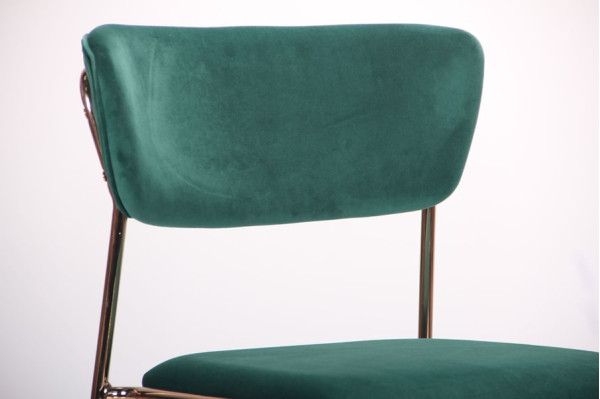 Стул AMF Alphabet A gold-dark green-6