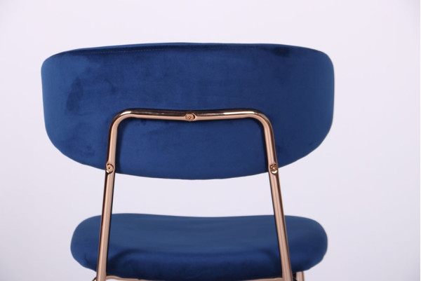 Стул AMF Alphabet B Gold-royal blue-9