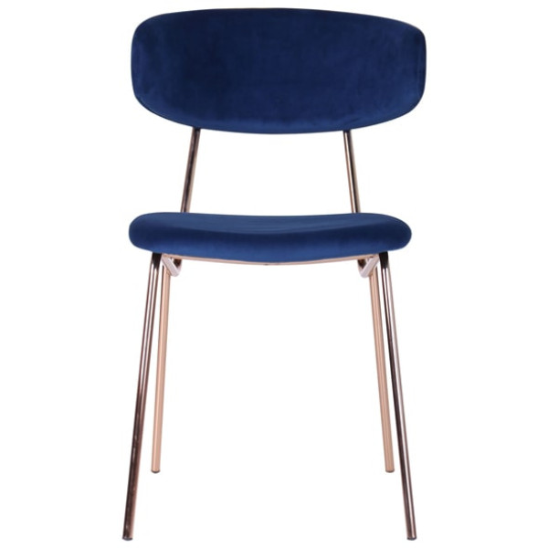 Стул AMF Alphabet B Gold-royal blue-2