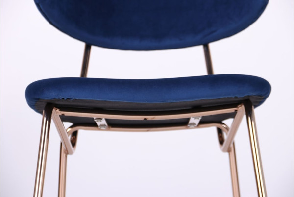 Стул AMF Alphabet B Gold-royal blue-6