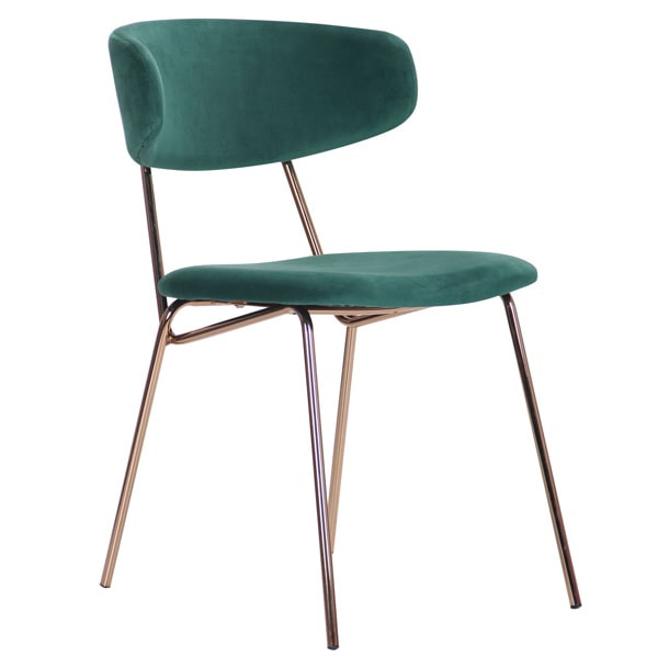 Стул AMF Alphabet B Gold-dark green-13