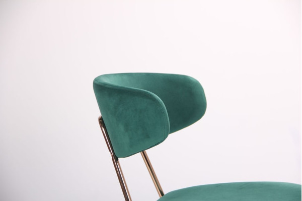 Стул AMF Alphabet B Gold-dark green-8