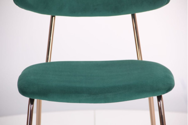 Стул AMF Alphabet B Gold-dark green-4