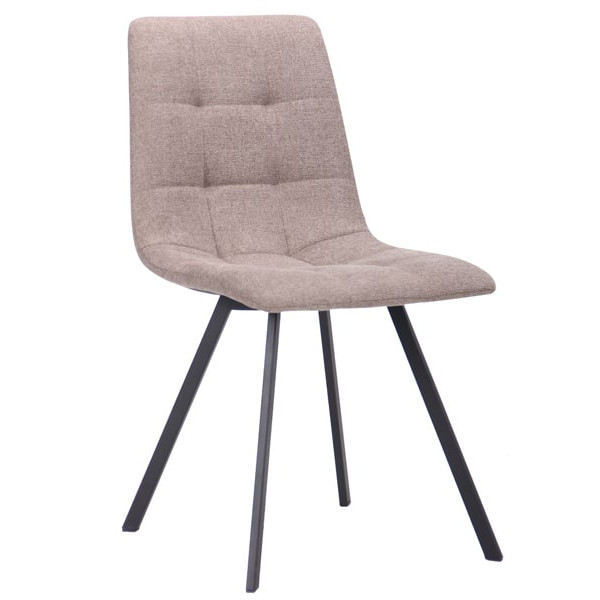 Стілець AMF Harlem Чорний-Меланж Латте-0